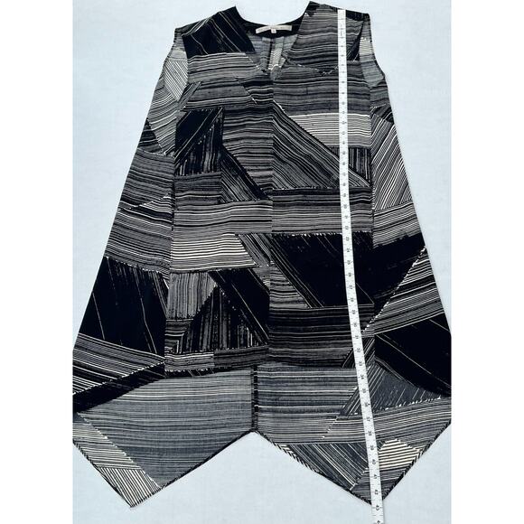 Rachel Roy Tunic Dress Womens Small Oversized Asymmetric Beach Cover Up Flowy YR - Picture 6 of 6